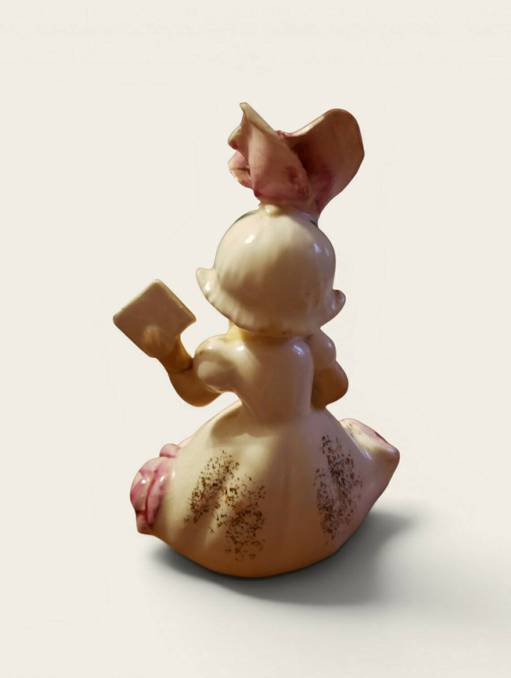 1956 Napco June Flower Girl Figurine 1C1931 - Repaired Hand - Japan Kitsch - Picture 3 of 6